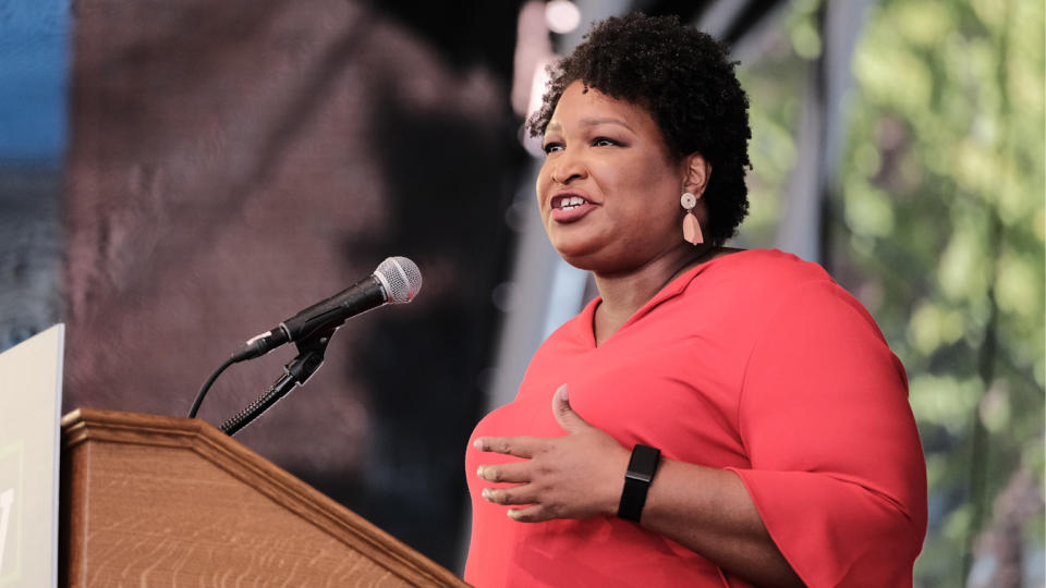 Voting rights activist Stacey Abrams 
