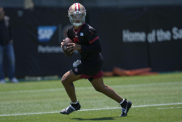 49ers training camp: Brock Purdy returns to practice for 1st time since  elbow surgery - CBS San Francisco