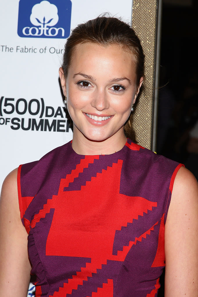 500 days of summer NY Screening 2009 Leighton Meester