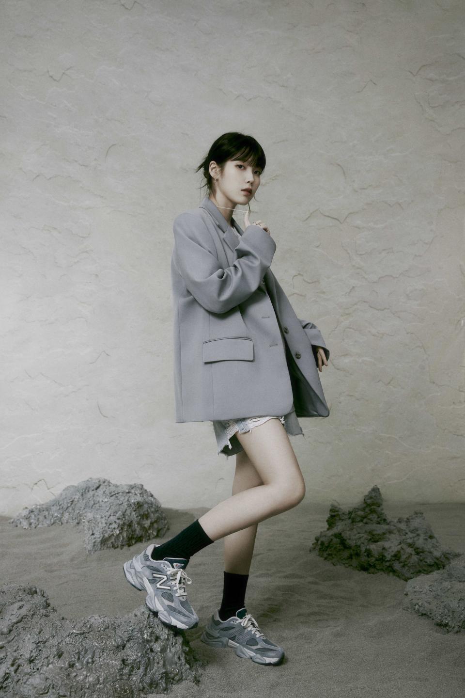 IU is New Balance's ambassador. PHOTO: New Balance