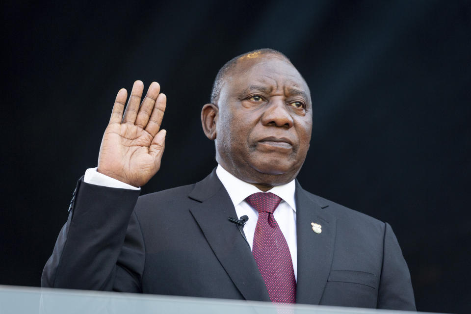 <p>Cyril Ramaphosa urged South Africans to pursue ‘an extraordinary feat of human endeavour’.</p>