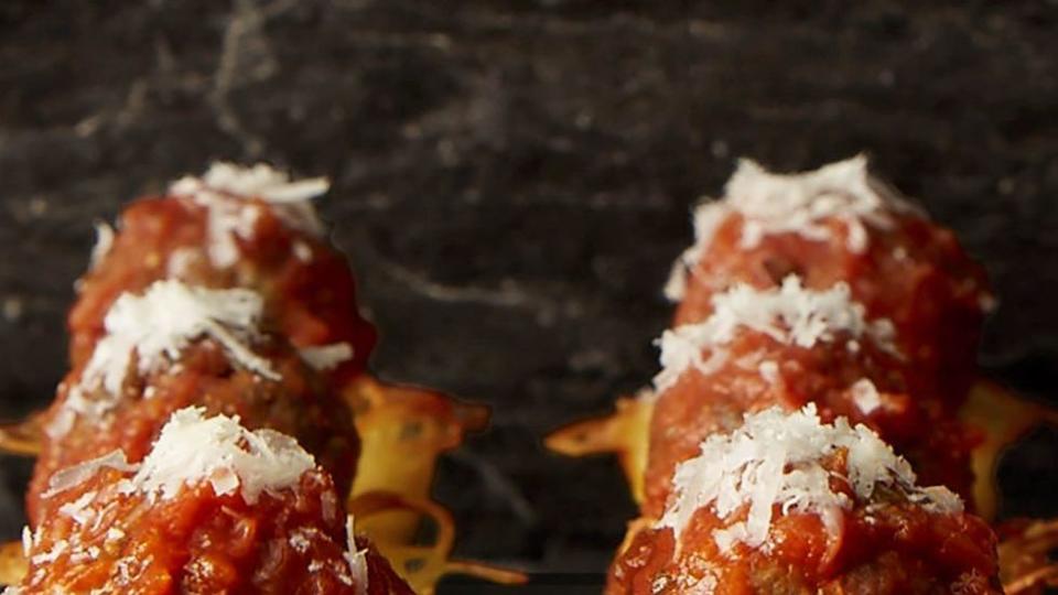 spaghetti and meatball nests