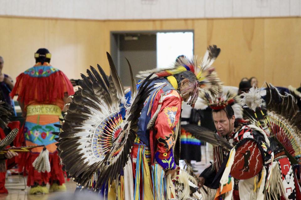 Anthony dancing at the Rita Rose Anthony 2nd Annual powwow. Photo by Dionne Phillips