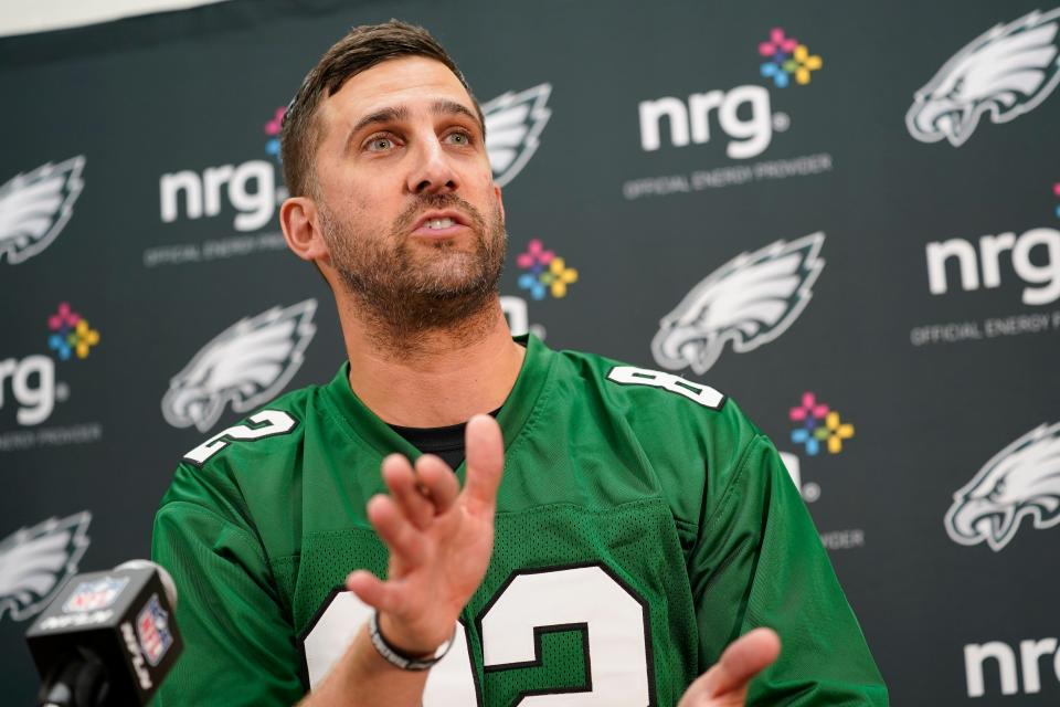 Philadelphia Eagles head coach Nick Sirianni, 41, is among the youngest head coaches in the NFL.