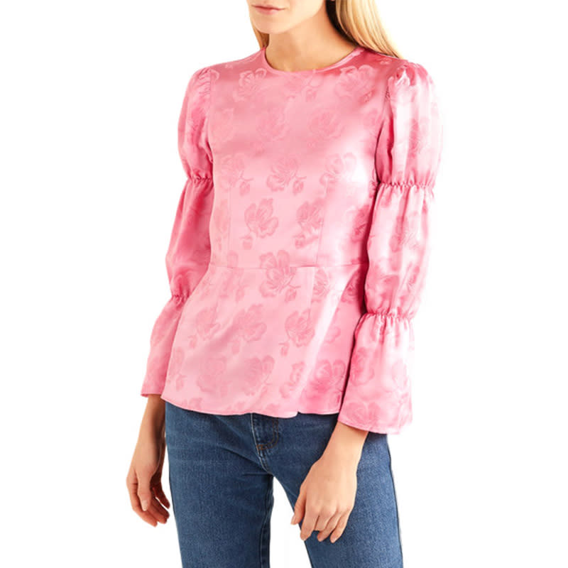 <a rel="nofollow noopener" href="https://rstyle.me/n/cyvyjfchdw" target="_blank" data-ylk="slk:Floral-Jacquard Blouse, Alexa Chung, $365;elm:context_link;itc:0;sec:content-canvas" class="link ">Floral-Jacquard Blouse, Alexa Chung, $365</a><p> <strong>Related Articles</strong> <ul> <li><a rel="nofollow noopener" href="http://thezoereport.com/fashion/style-tips/box-of-style-ways-to-wear-cape-trend/?utm_source=yahoo&utm_medium=syndication" target="_blank" data-ylk="slk:The Key Styling Piece Your Wardrobe Needs;elm:context_link;itc:0;sec:content-canvas" class="link ">The Key Styling Piece Your Wardrobe Needs</a></li><li><a rel="nofollow noopener" href="http://thezoereport.com/beauty/skincare/how-to-get-rid-of-dark-circles-sleep-drink-water/?utm_source=yahoo&utm_medium=syndication" target="_blank" data-ylk="slk:How I Got Rid Of My Dark Circles In A Week;elm:context_link;itc:0;sec:content-canvas" class="link ">How I Got Rid Of My Dark Circles In A Week</a></li><li><a rel="nofollow noopener" href="http://thezoereport.com/living/wellness/pre-workout-meal-help-hinder-fitness-goals/?utm_source=yahoo&utm_medium=syndication" target="_blank" data-ylk="slk:Does A Pre-Workout Meal Help Or Hinder Your Fitness Goals?;elm:context_link;itc:0;sec:content-canvas" class="link ">Does A Pre-Workout Meal Help Or Hinder Your Fitness Goals?</a></li> </ul> </p>