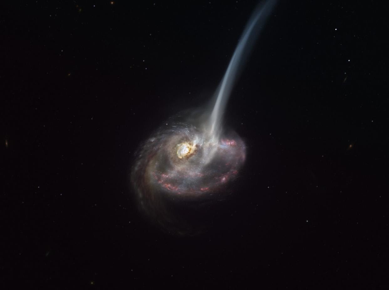 galaxy dying collision