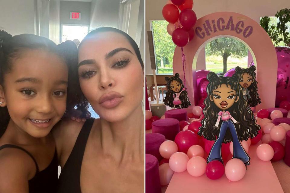 <p>Kim Kardashian Instagram</p> Chicago West and Kim Kardashian; Chicago