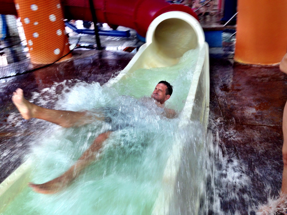 water slide