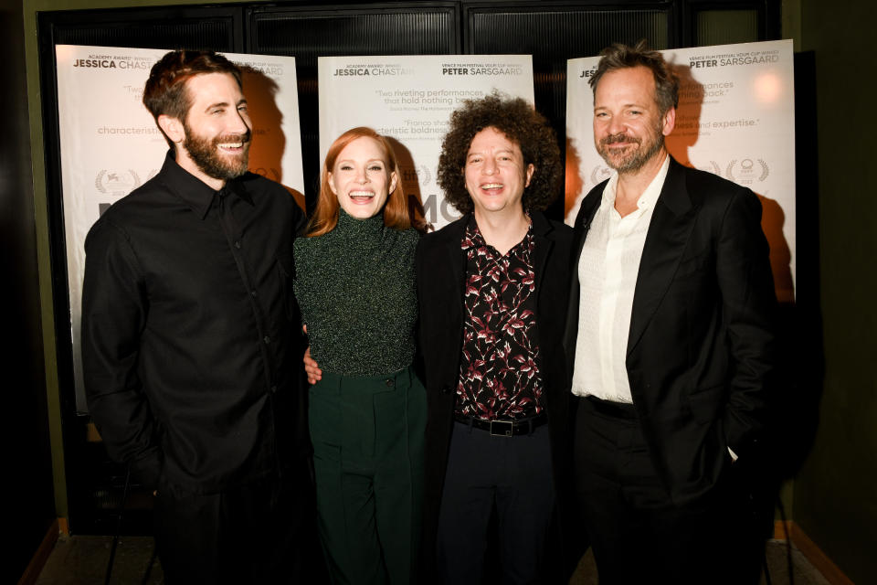 Jake Gyllenhaal, Jessica Chastain, Michel Franco and Peter Sarsgaard