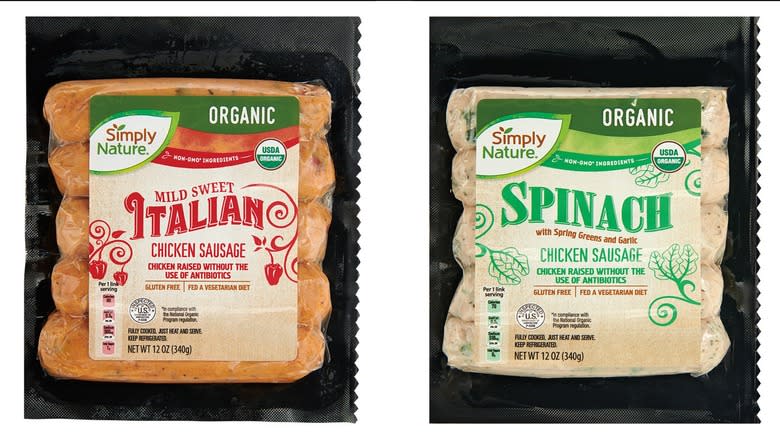 Simply Nature Organic Chicken Sausage