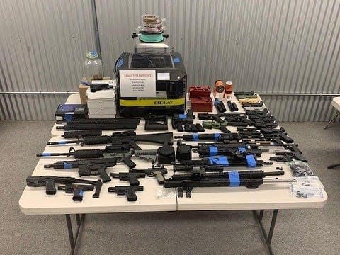 Visalia police investigated claims that a Woodlake man was using a 3-D printer to build AR-15 auto sears and privately manufacturing firearms.