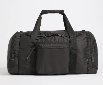 The Layover Packable Duffle in True Black