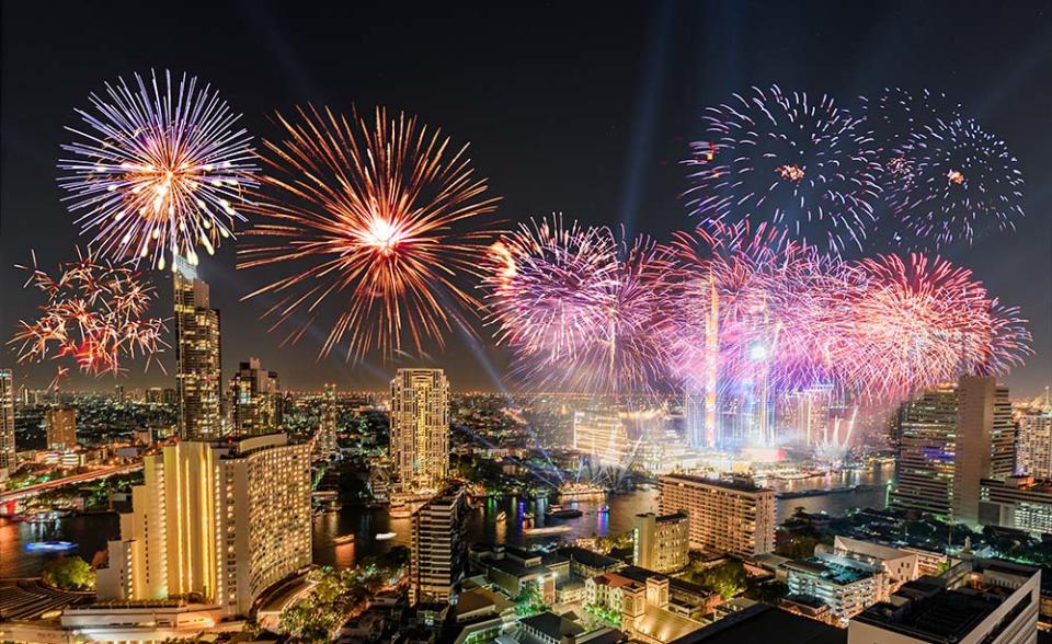 暹羅天地跨年煙火秀（Image Source : Getty Creative/iStockphoto）