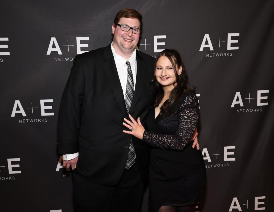 <p>Jamie McCarthy/Getty</p> Ryan Anderson and Gypsy Rose Blanchard 