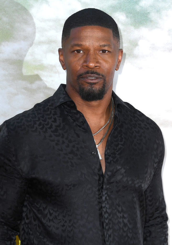 Closeup of Jamie Foxx