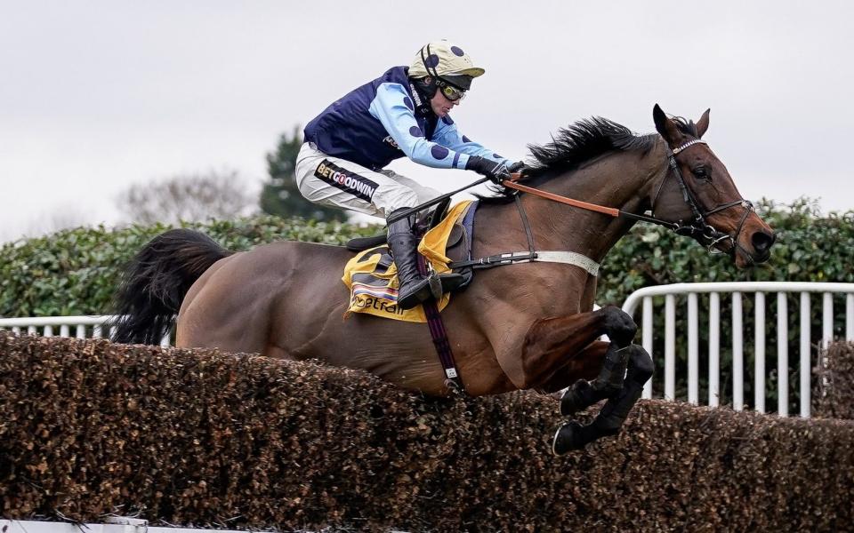 Tom Cannon riding Edwardstone - Cheltenham Queen Mother Champion Chase 2023 runners and riders: A horse-by-horse guide - Getty Images/Alan Crowhurst