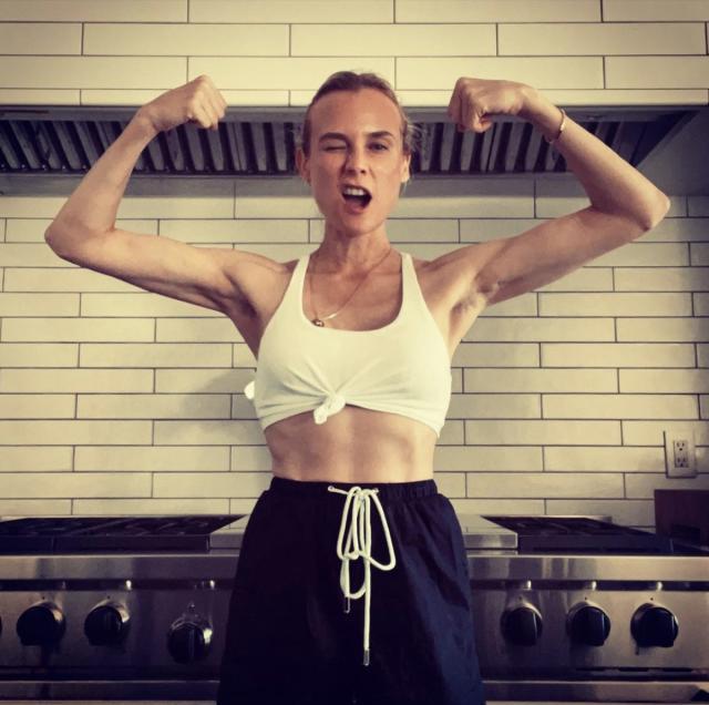 Diane Kruger Shows Off Toned Abs 4 Months After Baby