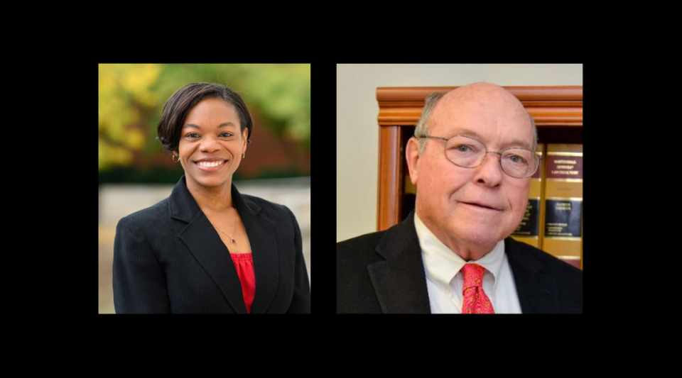 The candidates for Fayette County Attorney were Angela Evans and Larry Roberts.