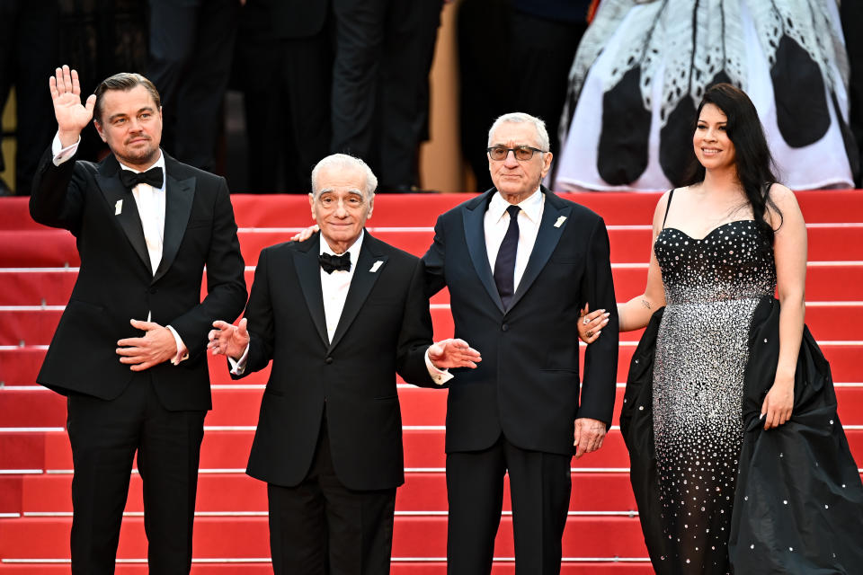 Leonardo DiCaprio, Martin Scorsese, Robert De Niro and Cara Jade Myers