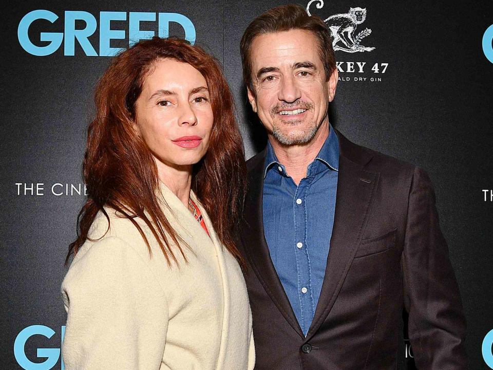 <p>Dia Dipasupil/WireImage</p> Prima Polinari and Dermot Mulroney attend a special screening of "Greed" on February 24, 2020 in New York City.