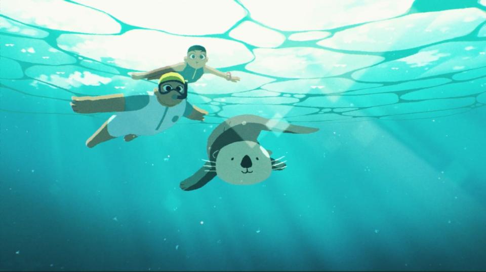 綠色和平《最後一棵樹》系列動畫的第三集「海平面下」，主角何何與Sunny在水中和海獺共游，遊歷淹沒水中的舊城市。