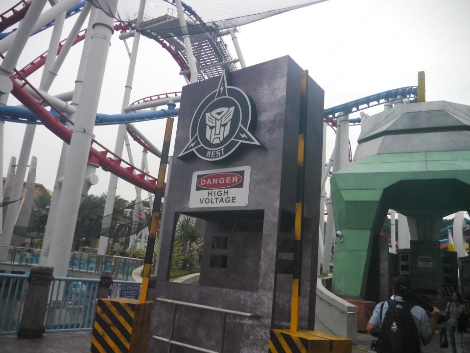 Entrance to the Transformers ride at Universal Studios Singapore. (Yahoo! photo/Fann Sim)