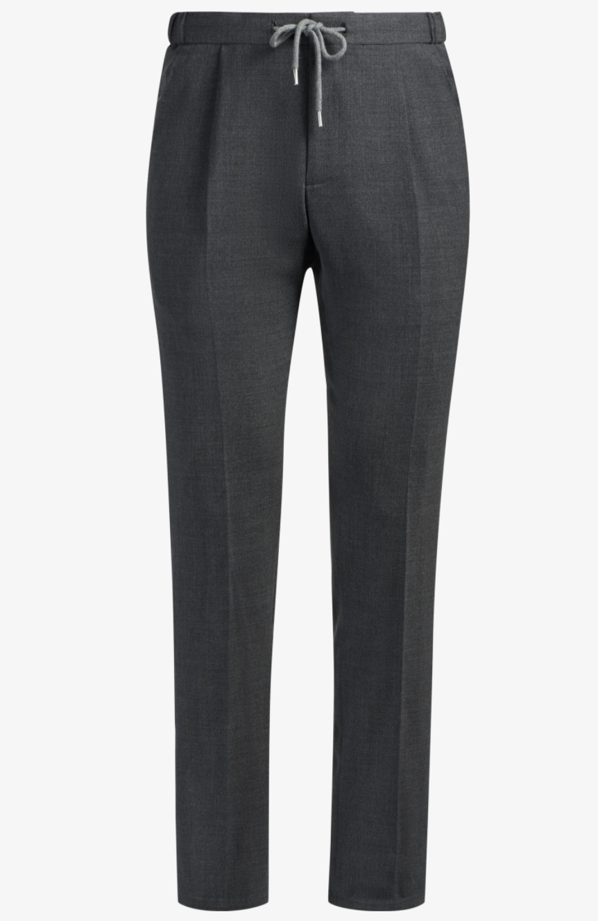 <p><strong>Suitsupply</strong></p><p>suitsupply.com</p><p><strong>$80.00</strong></p><p><a href="https://outlet-us.suitsupply.com/en_US/trousers/dark-grey-drawstring-ames-trousers/B4763.html" rel="nofollow noopener" target="_blank" data-ylk="slk:Buy;elm:context_link;itc:0;sec:content-canvas" class="link ">Buy</a></p>