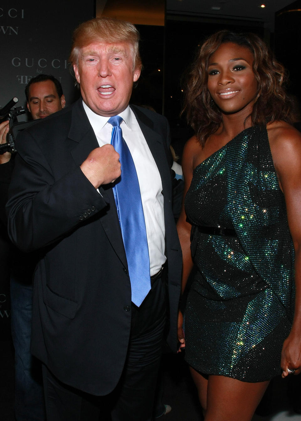 Attending the&nbsp;Gucci for FFAWN Day event alongside Donald Trump&nbsp;on Sept. 16, 2009, in New York City.