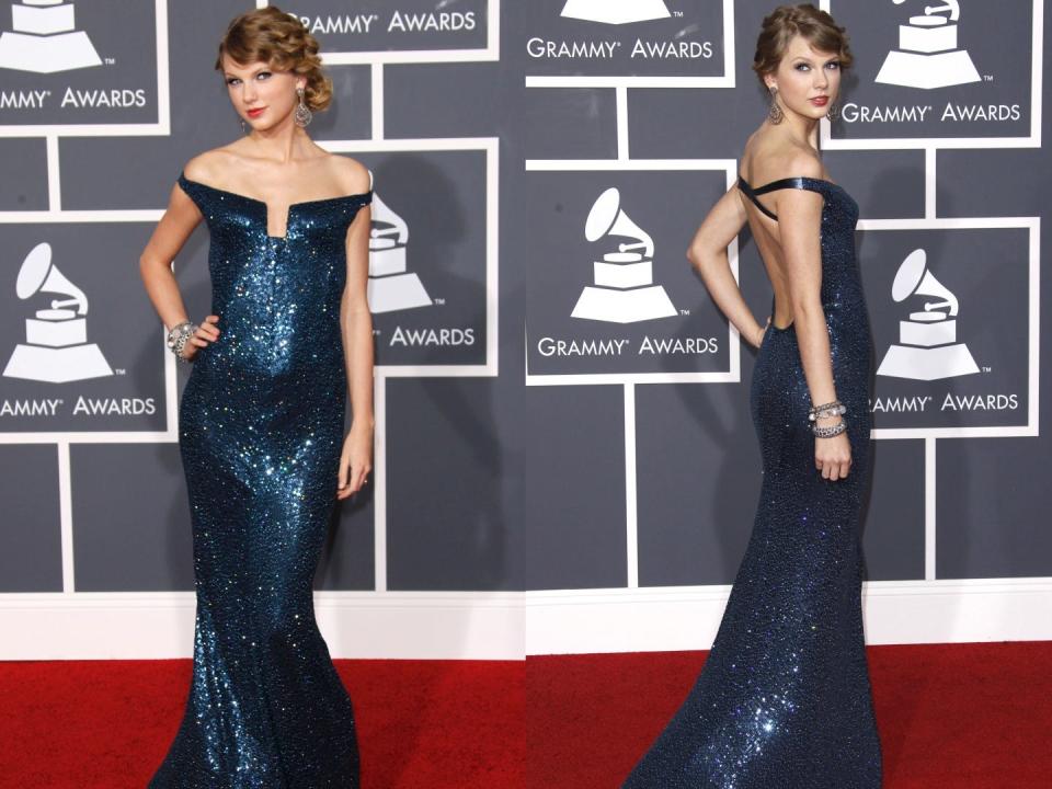 Taylor Swift attends the 2010 Grammy Awards.