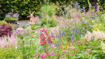 <p> 'Color in your front garden ideas can bring areas to life – the different tones imbuing a range of emotions, from soothing to stimulating,' says gardening expert Leigh Clapp. </p> <p> There are so many beautiful flower bed ideas that will enable you to create a planted oasis in your front garden. </p> <p> Plant taller plants at the back of borders, medium height varieties in the middle, and smaller plants at the front – and consider the importance of garden color schemes. </p> <p> 'Variety, contrast and imagination are the keys to creating successful combinations,' adds Clapp.  </p> <p> 'When planning your palettes, take into account the architectural style of your home and garden, as well as the colors used in the building materials of the house, paths, steps, walls and fences.' </p>