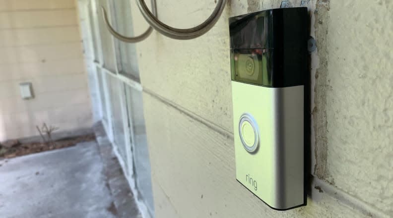 The Ring Video Doorbell (second-generation) maintains the same look and feel of other Ring doorbell cameras.