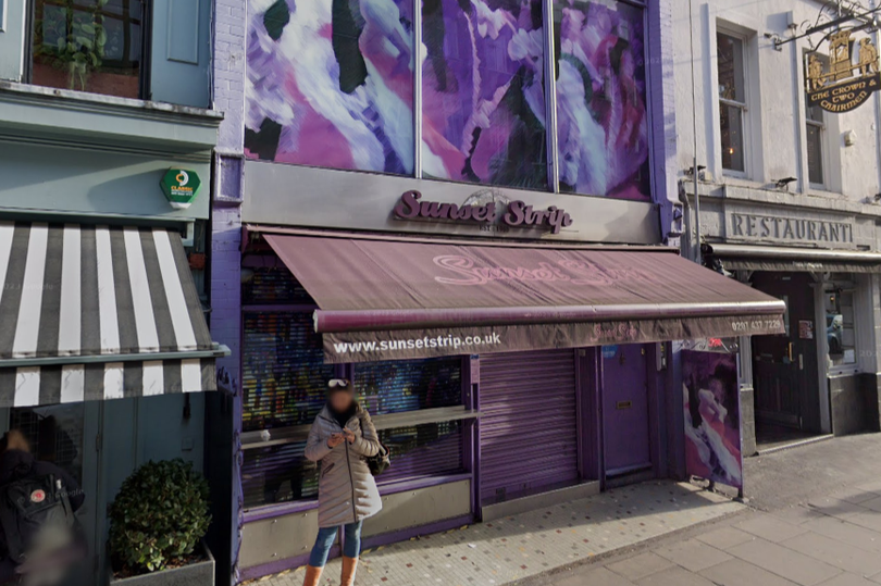 Google Street View of Sunset Strip club on Dean Street