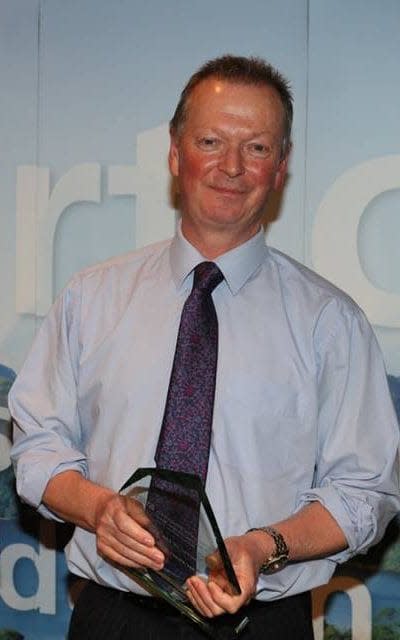 Peter Duffy receives his Doctor of the Year' award - Credit: Cavendish Press 