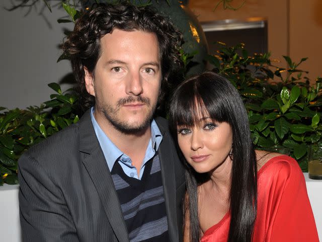 <p>John Shearer/WireImage</p> Kurt Iswarienko and Shannen Doherty attend the Entertainment Weekly and Women in Film pre-Emmy Party on September 17, 2009 in West Hollywood, California.