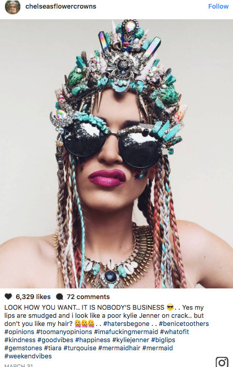 One Woman is Selling Beautiful Mermaid Crowns.