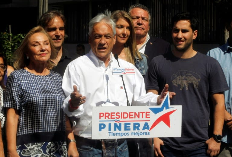 Center-right ex-president Sebastian Pinera emerged from the first round in front as expected, albeit with a much lower than anticipated 36.6 percent, as Chileans went to the polls on Sunday to choose a successor to Socialist President Michelle Bachelet