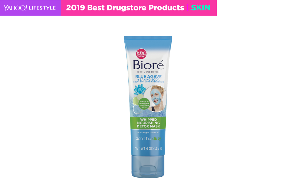 Biore Blue Agave & Baking Soda Whipped Nourishing Detox Mask