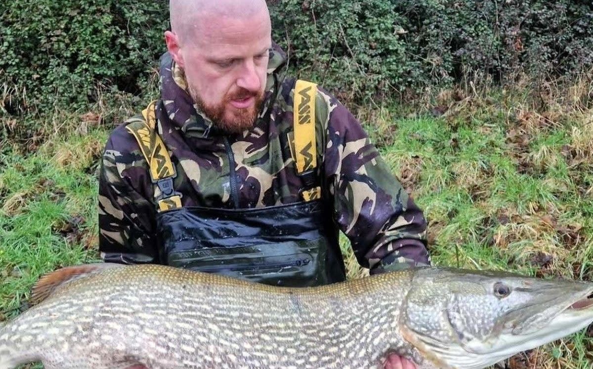 Lloyd Watson has had ‘people from all over the world messaging me’ after hooking the pike at a Somerset lake