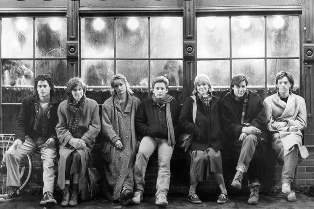 <p>Silver Screen Collection/Getty</p> The cast of 'St. Elmo's Fire' in 1985