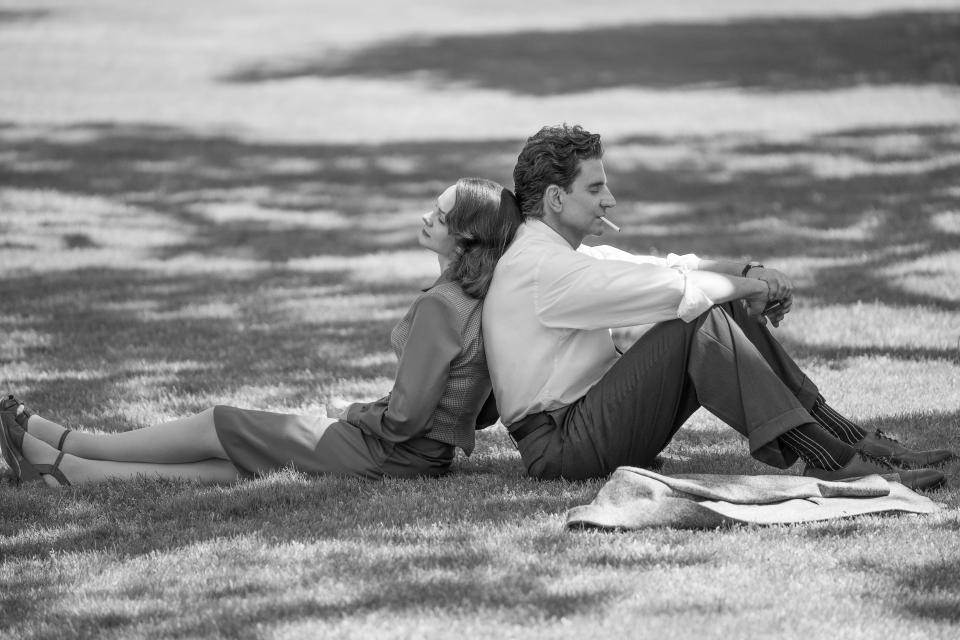 Carey Mulligan, left, and Bradley Cooper in "Maestro," which he also directed and co-wrote.