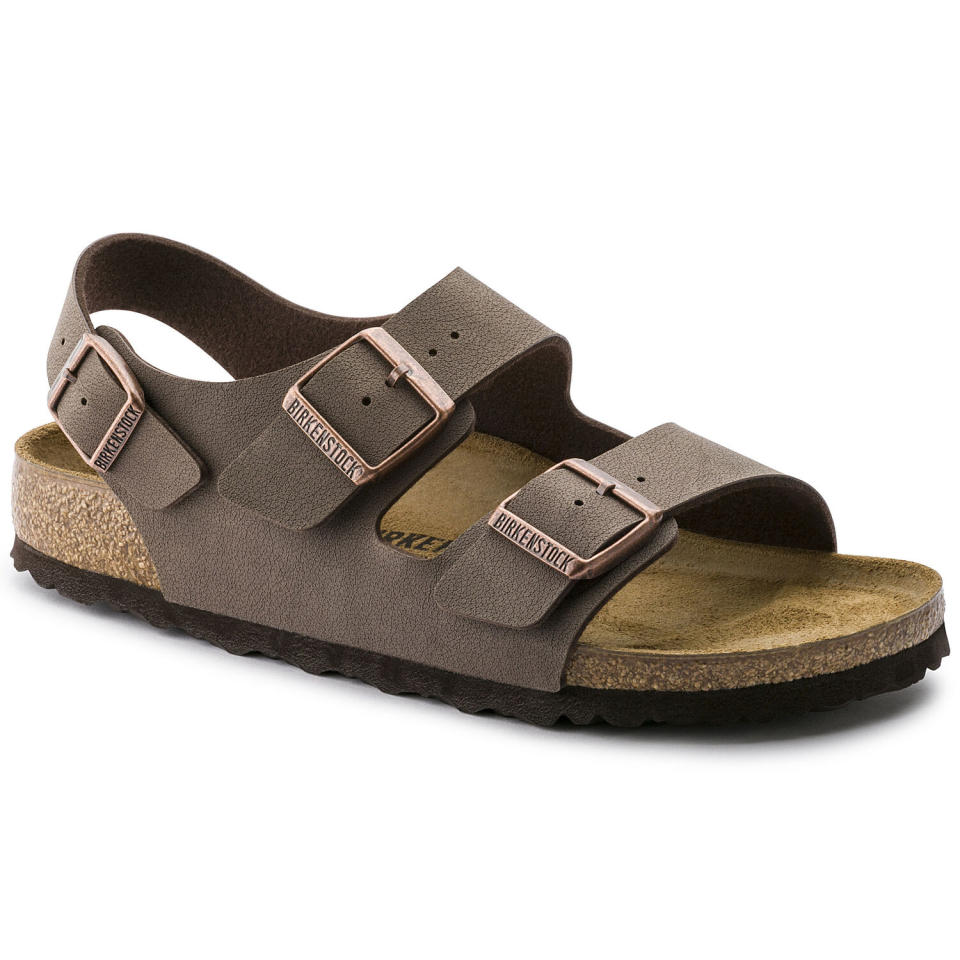 <p><a href="https://go.redirectingat.com?id=74968X1596630&url=https%3A%2F%2Fwww.birkenstock.com%2Fus%2Fmilano-birko-flor-nubuck%2Fmilano-core-birkoflornubuck-0-eva-u_650.html&sref=https%3A%2F%2Fwww.redbookmag.com%2Flife%2Ffriends-family%2Fg44055713%2Fcool-fathers-day-gifts%2F" rel="nofollow noopener" target="_blank" data-ylk="slk:Shop Now;elm:context_link;itc:0;sec:content-canvas" class="link ">Shop Now</a></p><p>Men's Milano Sandal</p><p>$99.95</p><p>birkenstock.com</p>