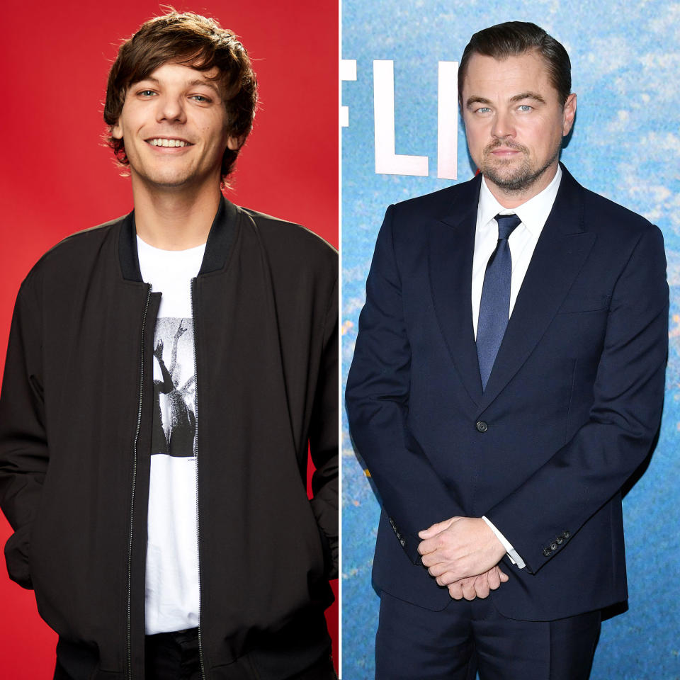 Louis Tomlinson and Leonardo DiCaprio