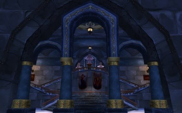 A stairway in Karazhan