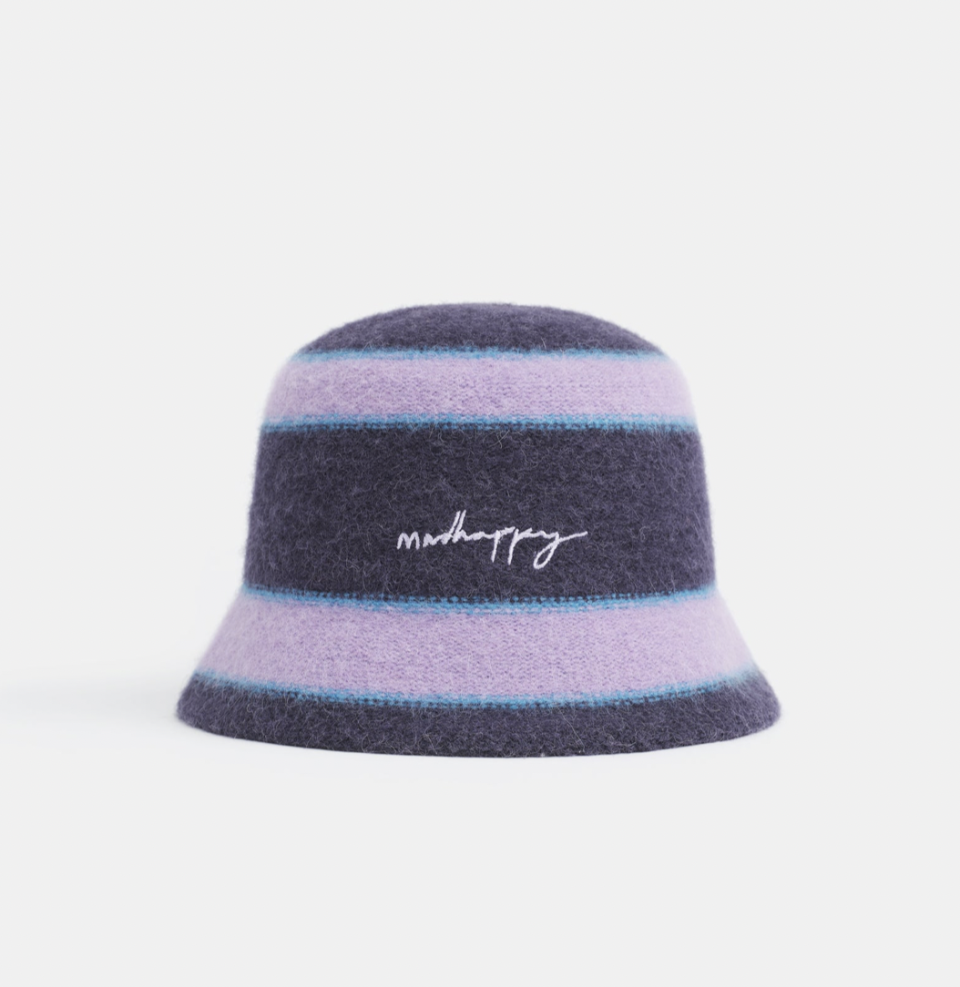 <p><a href="https://www.madhappy.com/products/brushed-llama-bucket-hat?variant=41064988573807" rel="nofollow noopener" target="_blank" data-ylk="slk:Shop Now;elm:context_link;itc:0;sec:content-canvas" class="link ">Shop Now</a></p><p>Brushed Llama Bucket Hat</p><p>madhappy.com</p><p>$105.00</p>