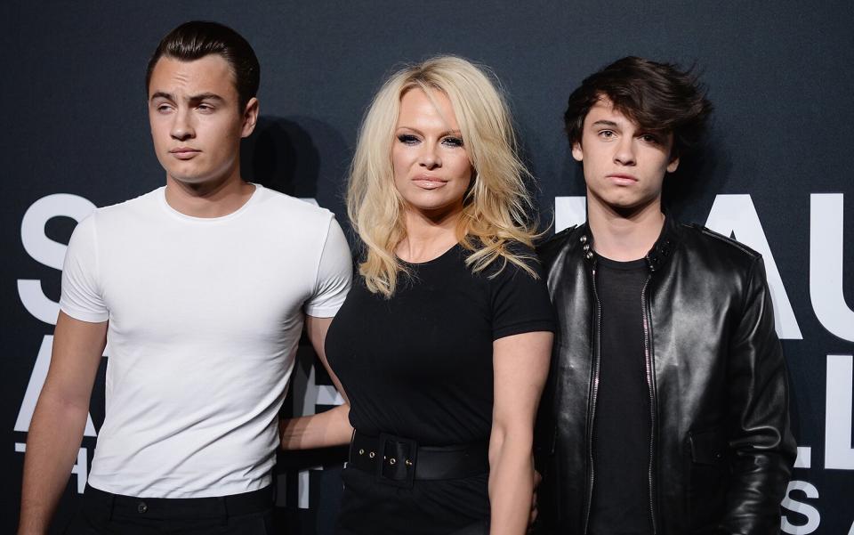 Pamela Anderson Brandon Lee Dylan Lee