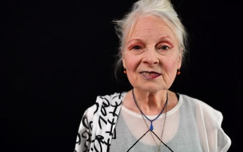 British designer Vivienne Westwood  - Credit: BEN STANSALL/AFP