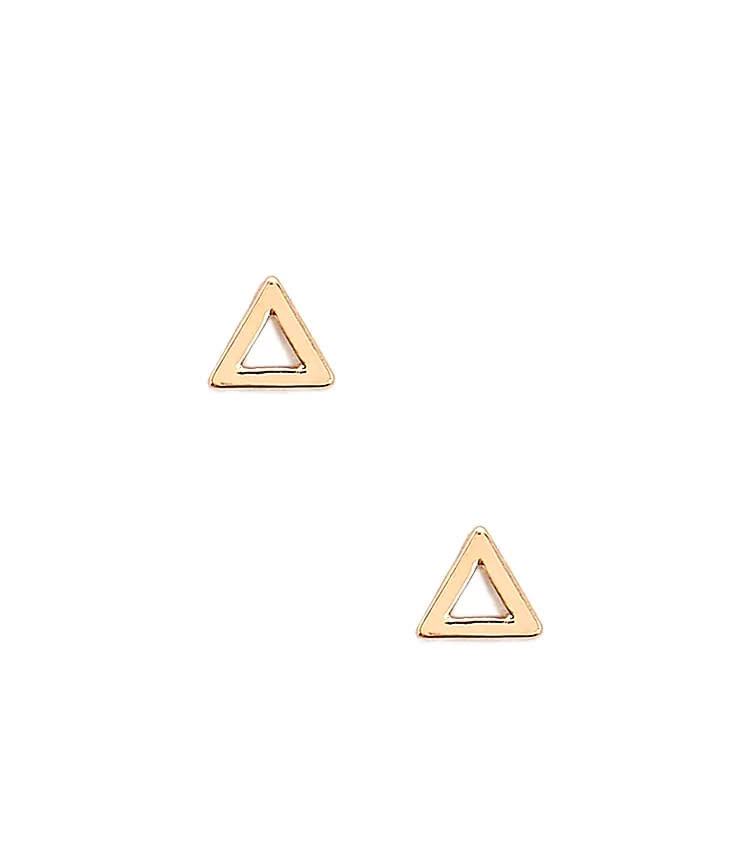 Forever 21 Cutout Triangle Stud Earrings