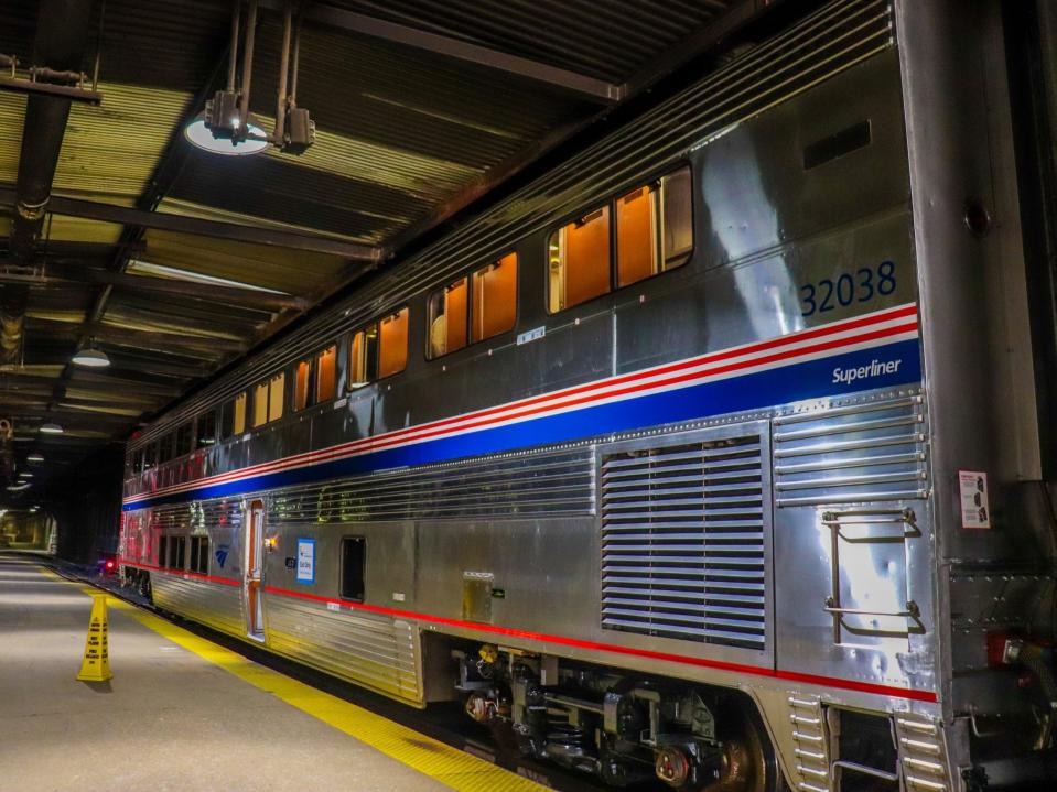 An Amtrak Superliner - Amtrak Upgraded Long Distance Trains 2021