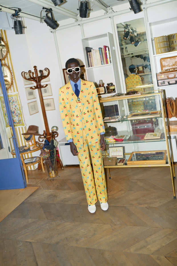 <p>A look from the HA HA HA collaboration. Photo: Courtesy of Gucci</p>