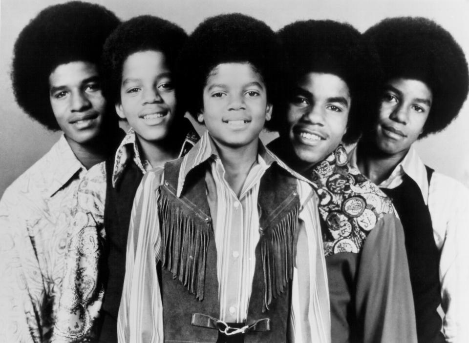 R&B quintet of brothers "Jackson 5" pose for a circa early 1970's portrait